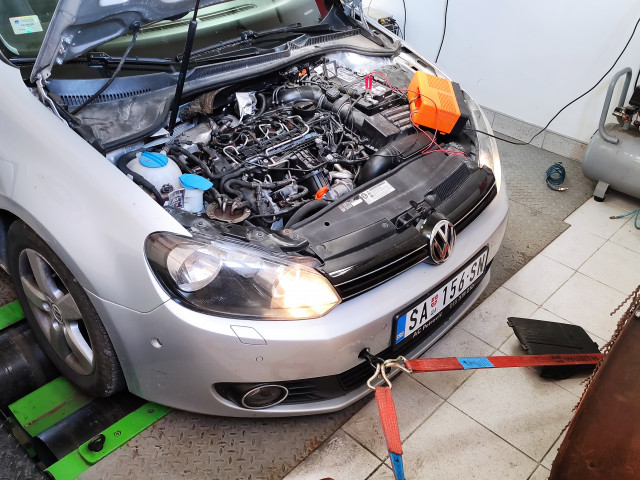 VW Golf VI Chiptuning sa dyno merenjem snage.